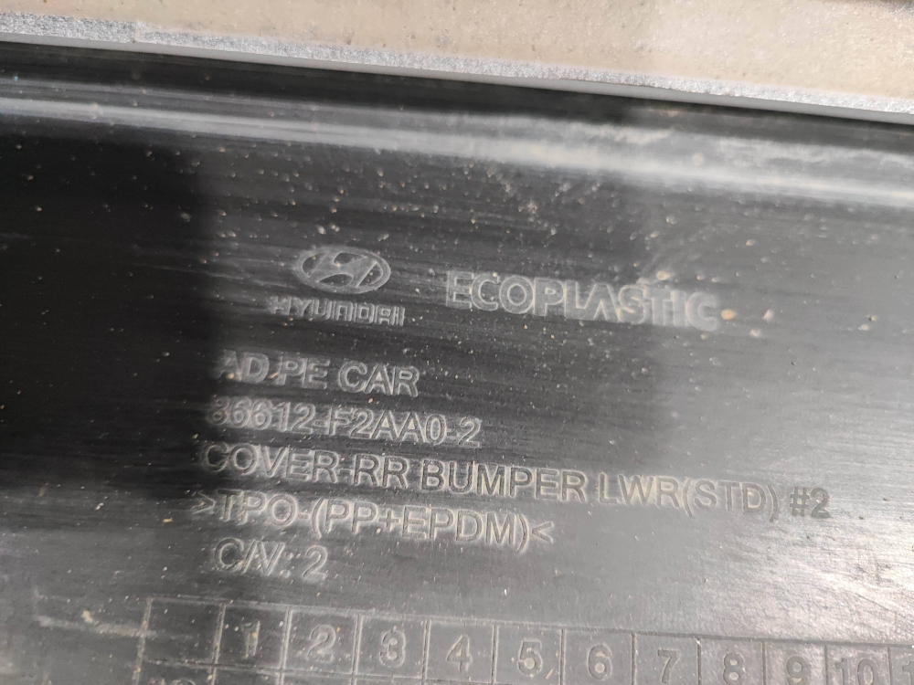 Бампер задний Hyundai Elantra 6 (AD) 18-20 Б/У Оригинал 86611F2AA0