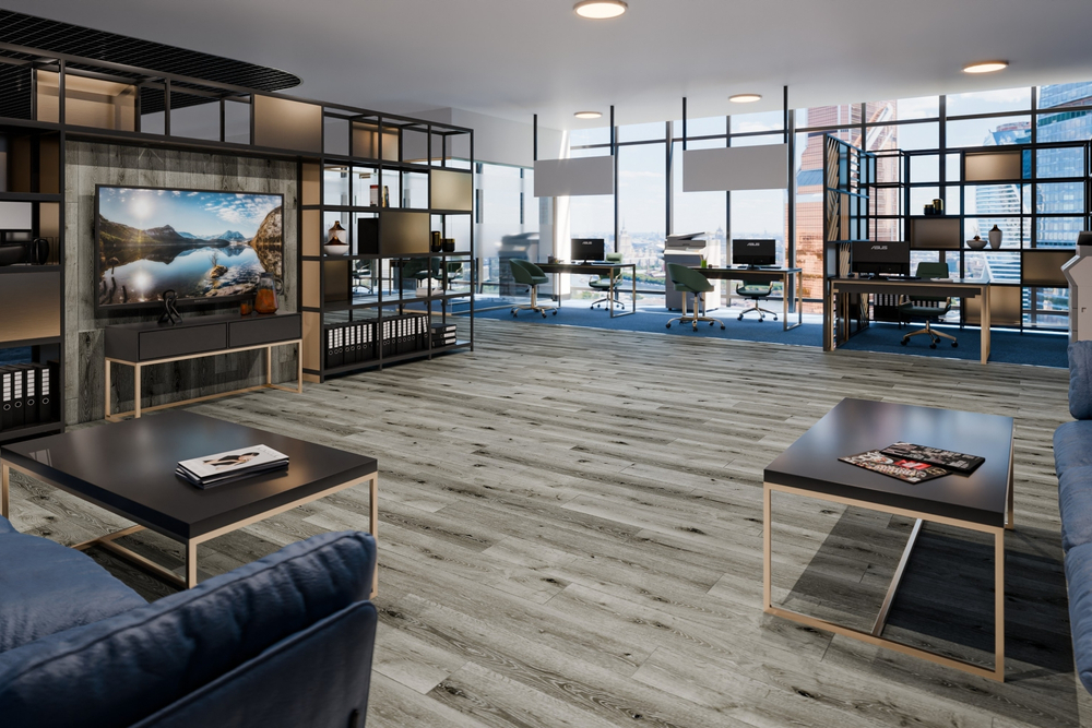 Кварц-винил SPC Damy Floor Family SPC 4 мм ДУБ СОСТАРЕННЫЙ СЕРЫЙ 2.635 м2