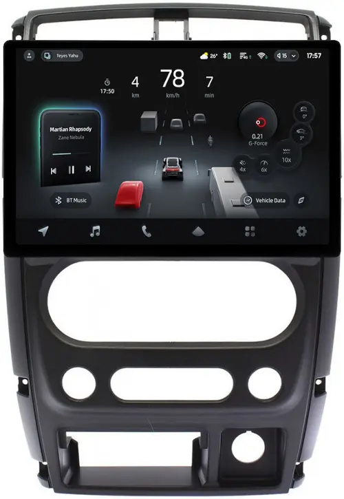 Магнитола для Suzuki Jimny 3 2005-2018 - Teyes CC4-PRO монитор 13" 2K QLED на Android 13, Быстрейшая, Snapdragon 778G, ИИ, CarPlay, DSP, 4G SIM-слот