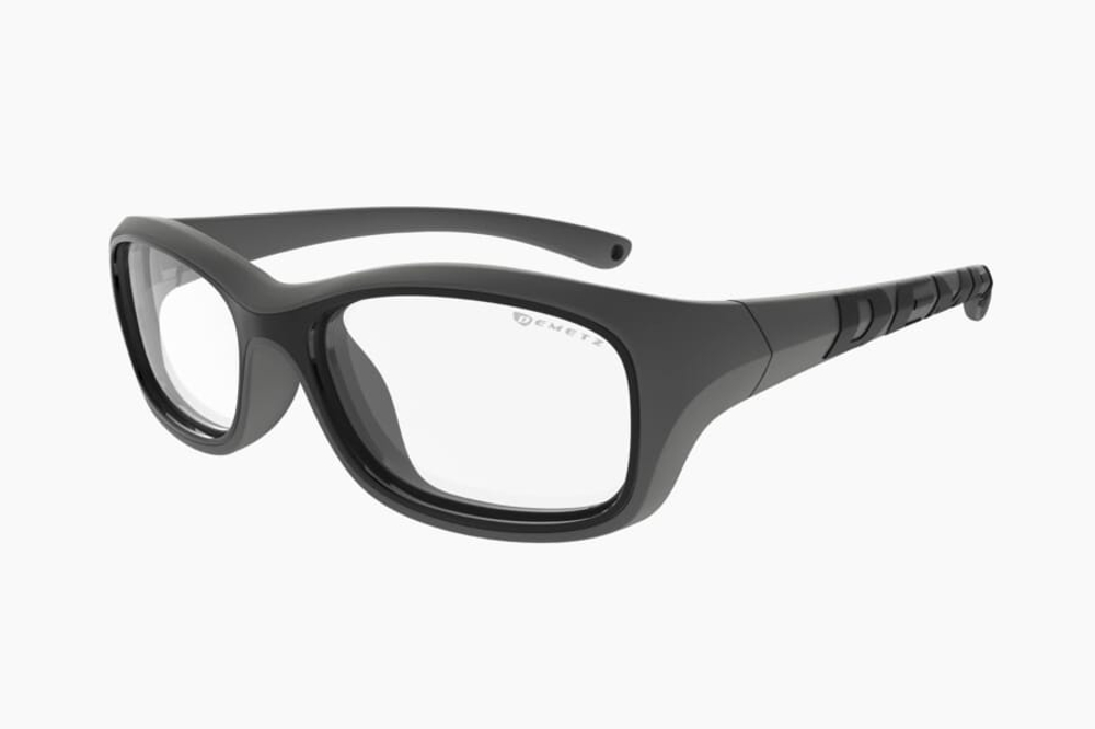 Спортивные очки с диоптриями Demetz Softness R / Grey Black / детские до 10 лет