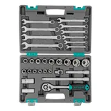 Набор инструментов, 1/2", CrV, пластиковый кейс 31 предмет Stels — фото 3