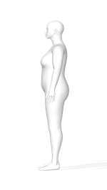 3D аватар манекена Моника