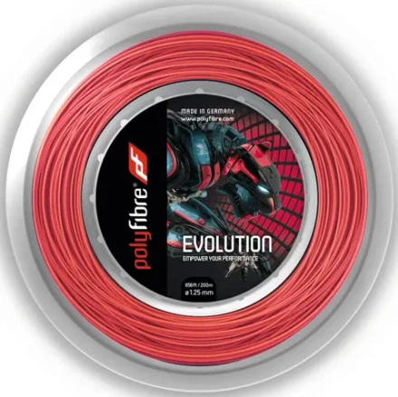 Струны теннисные Polyfibre Evolution (200 m) - red