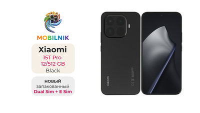 Xiaomi 15T Pro 12/512GB Black