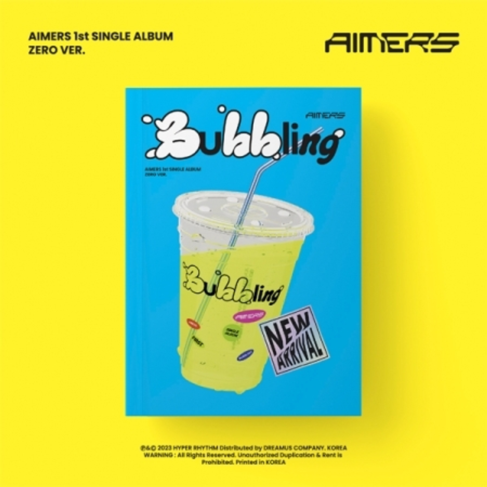 Альбом AIMERS - Bubbling 1st Single Album ZERO Version