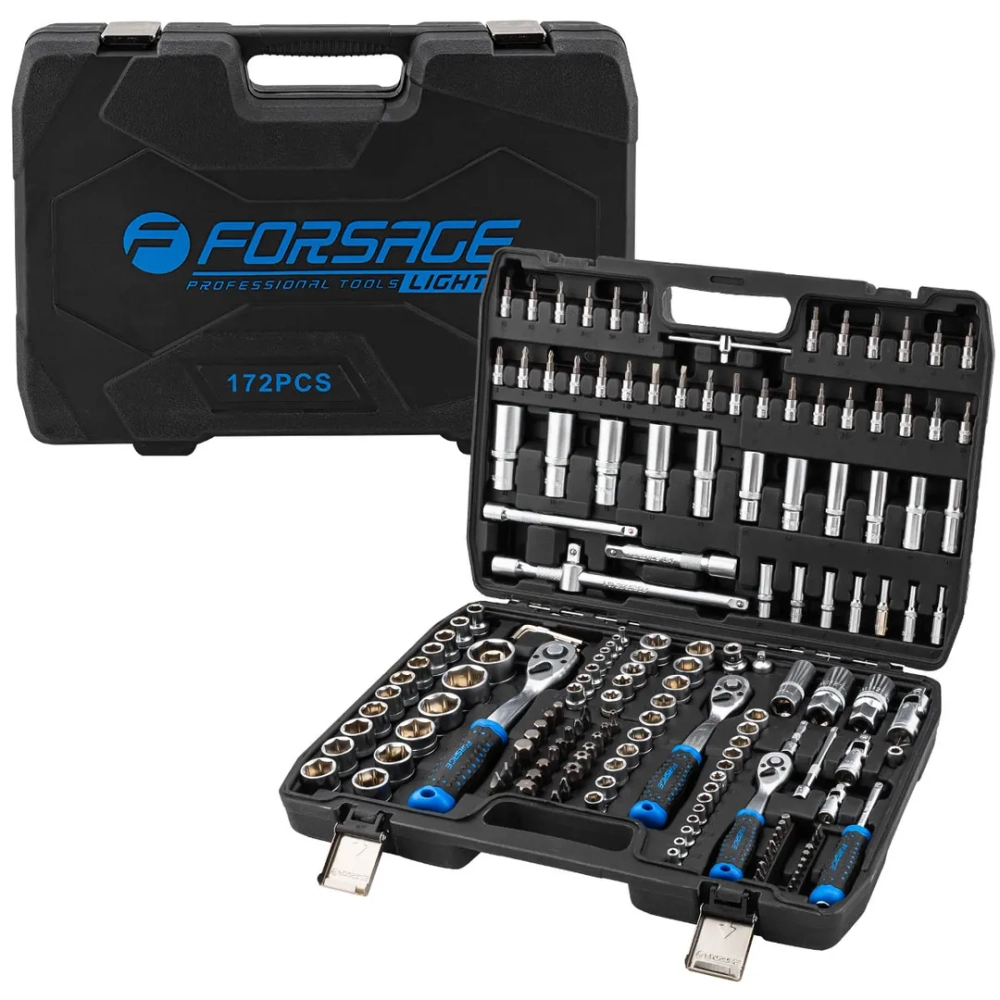 Набор инструментов 172пр. 1/4''3/8''1/2''6гр Forsage LIGHT F LIGHT-41723-5