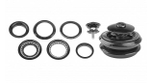 Детали рулевой колонки KL-B411 1-1/8" безрезьб. полуинтегрир. чёрн., арт. 170118