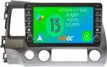 Магнитола для Honda Civic 8 4d 2005-2012 (седан) - Airoc AB-1911 (кнопки и крутилки), Android 13, Быстрая, SIM-слот, CarPlay