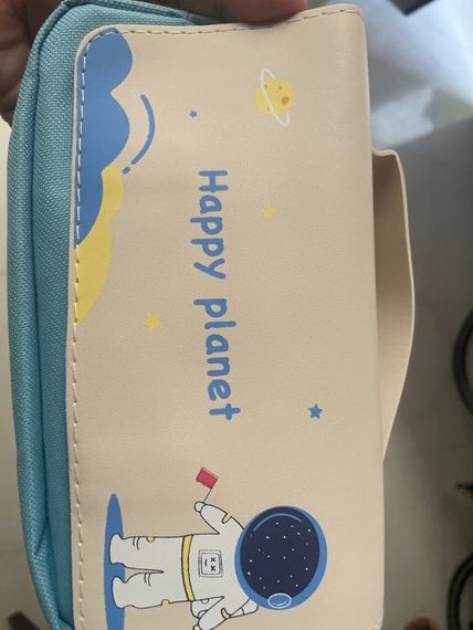 Penal / Пенал/ Pencil case/Pencil bag YY-3205 ( planet\blue )