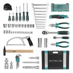 Набор инструментов, 1/2", 1/4", CrV, пластиковый кейс 98 предметов Stels