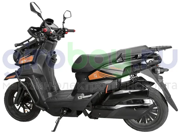 Электроскутер GT Tank 3000W (72V/60Ah) - Чёрный с кофром, обновленная версия фото №11