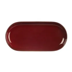 Блюдо овальное 29,5*14 см h2,6 см Evolution Dark Red P.L. Proff Cuisine [1]
