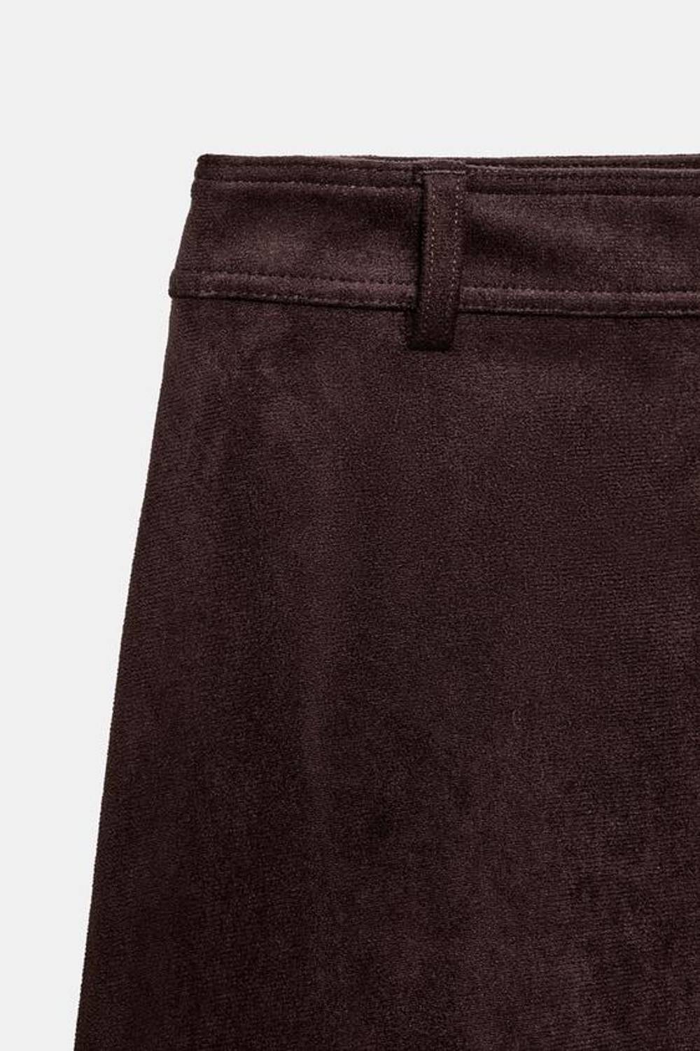 Юбка из искусственного замша с воланами - ZARA