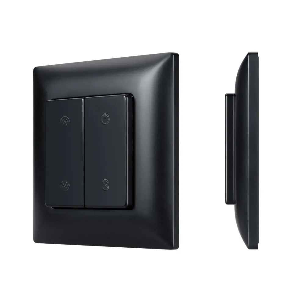INTELLIGENT ARLIGHT Кнопочная панель SMART-RF-801-22-1G-DIM-SUF Black (3V, 2.4G) (IARL, IP20 Пластик, 5 лет) INTELLIGENT ARLIGHT Кнопочная панель SMART-RF-801-22-1G-DIM-SUF Black (3V, 2.4G) (IARL, IP20 Пластик, 5 лет)
