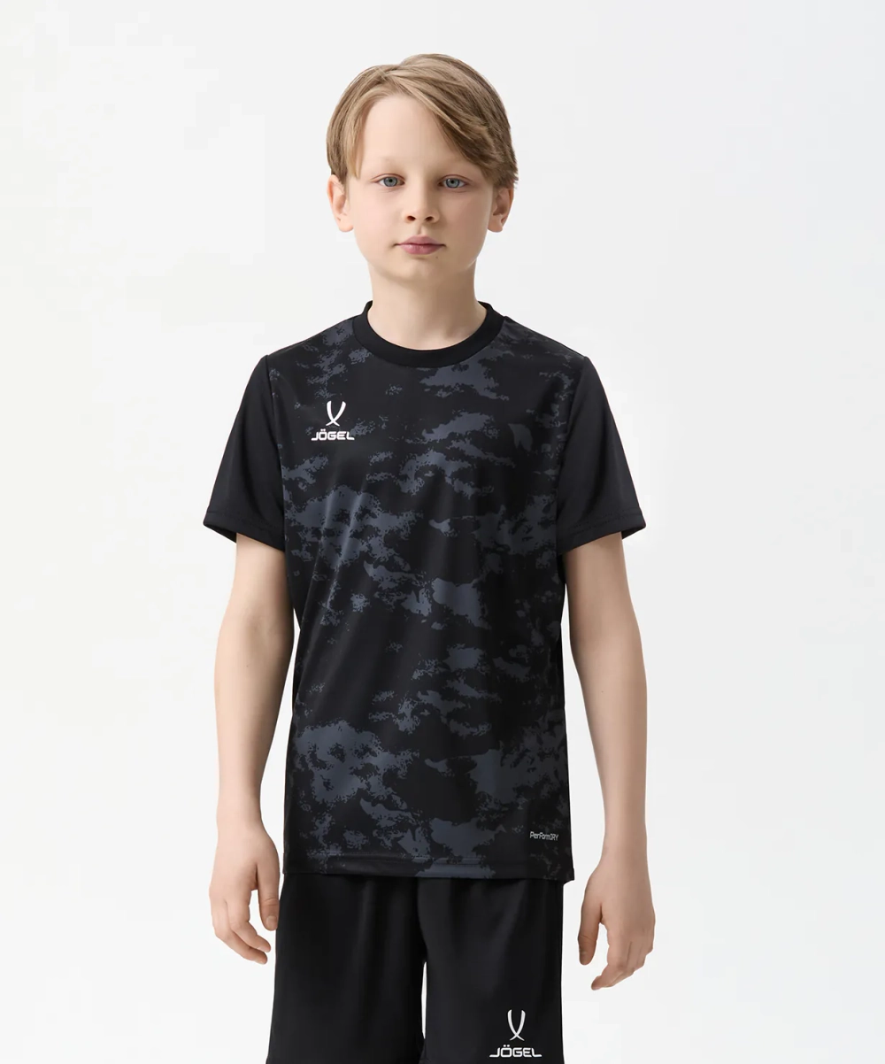 Футболка вратарская DIVISION PerFormDRY SPLASH GK Jersey, черный, детский
