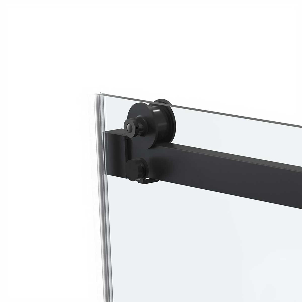 Душевой уголок Vincea Комо Софт (Como Soft) VSR-1CS1013CLB, 1300*1000, черный, стекло прозрачное