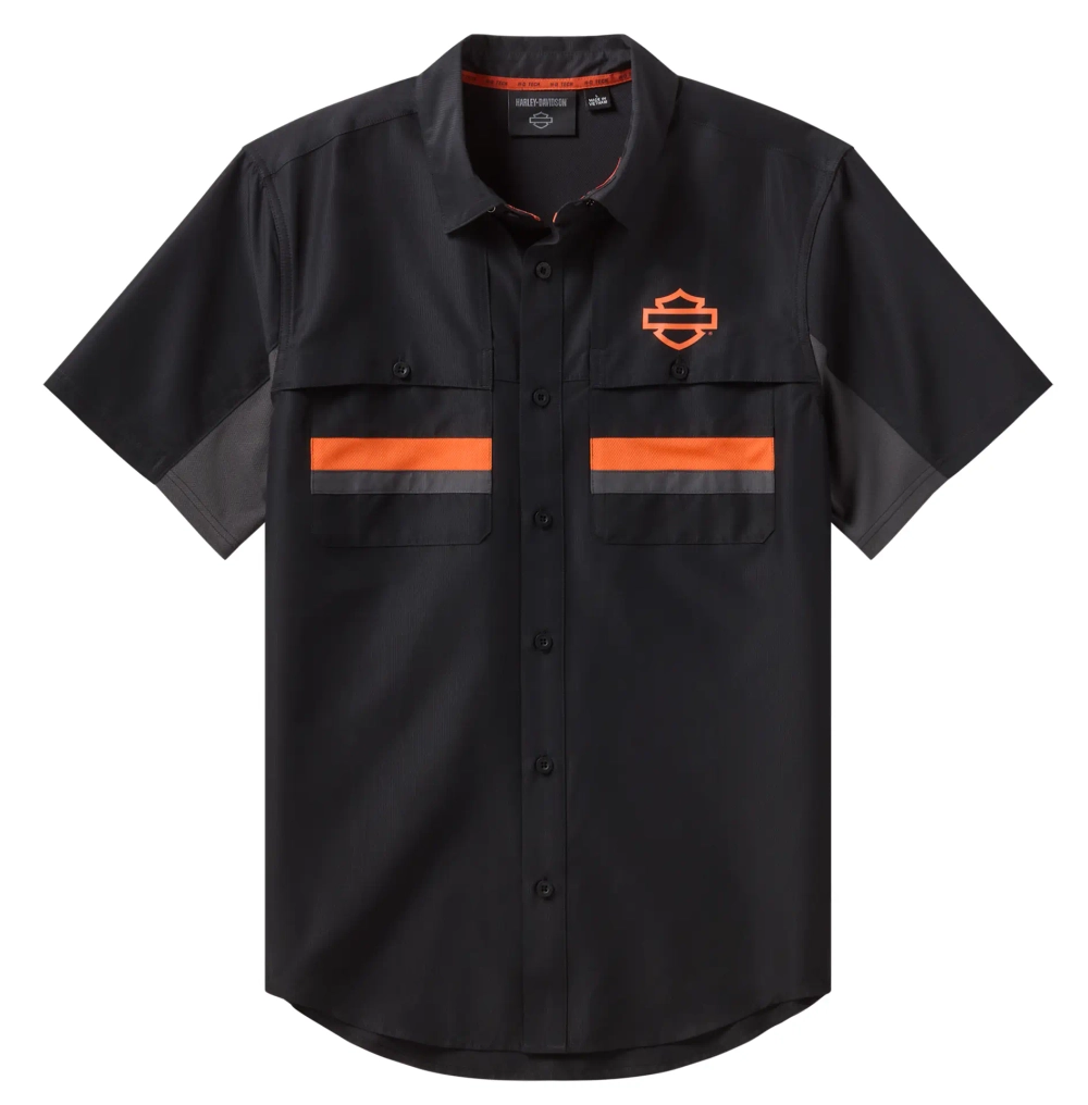 Рубашка Shirt H-D Tech Vented black Harley-Davidson