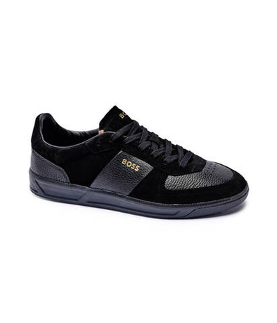 Кожаные кроссовки brandon BOSS BLACK - черный(50529499)