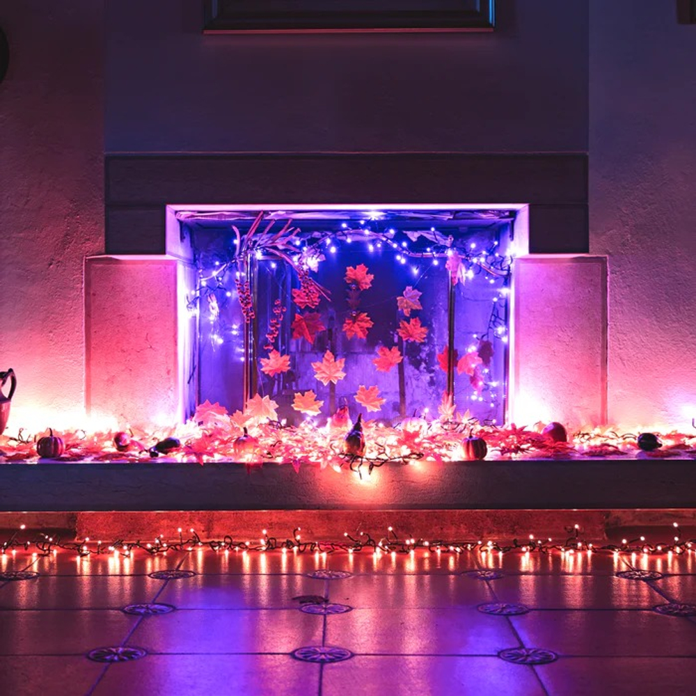 Гирлянда Twinkly Cluster Multicolor 400 диодов RGB 6 м IP44 Black