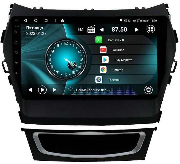 Магнитола для Hyundai Santa Fe 2012-2018 - Vaycar VA23-0209 на Android 13, 4G SIM-слот