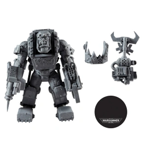 Фигурка McFarlane Toys Ork Meganob With Shoota MEGAFIG Warhammer 40000 23см (серый)