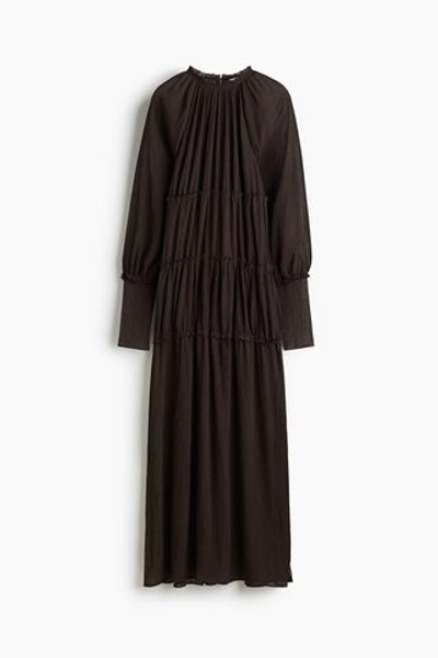 Шифоновое платье макси - H&M
