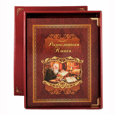 Родословная книга "Летописец" картонная обложка (в подарочной коробке)