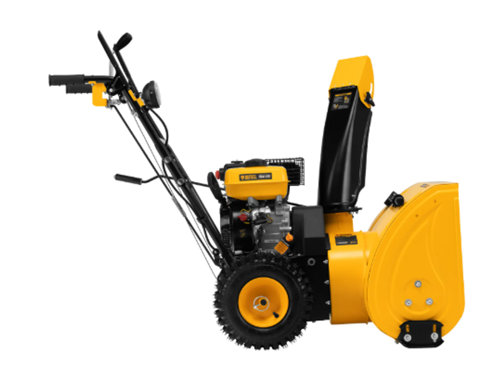 Бензиновая снегоуборочная машина SBM 610, 212 cc, ручной старт, фара Denzel
