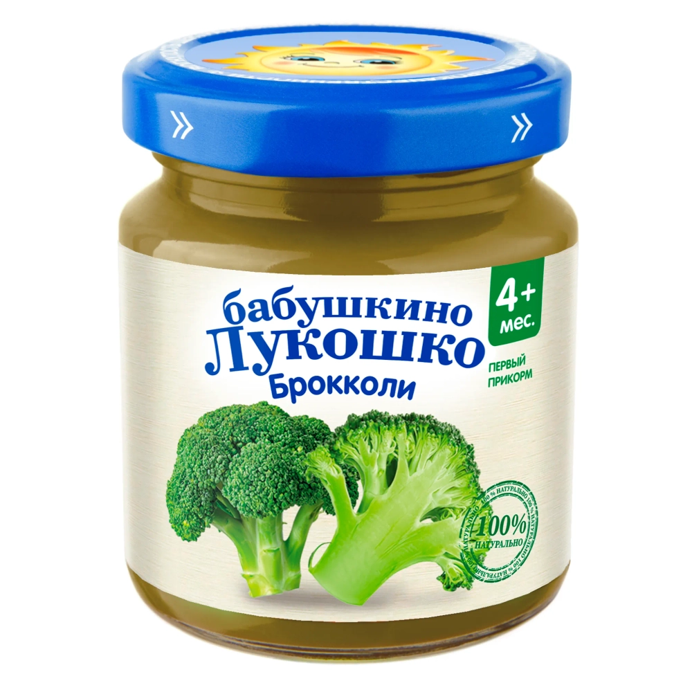 Пюре Бабушкино лукошко Брокколи с 4 мес 100 г