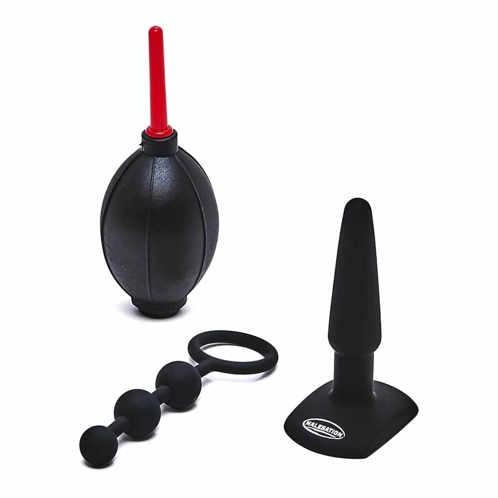 Набор из 3 анальных игрушек Anal Starter Set (Цвет: черный)