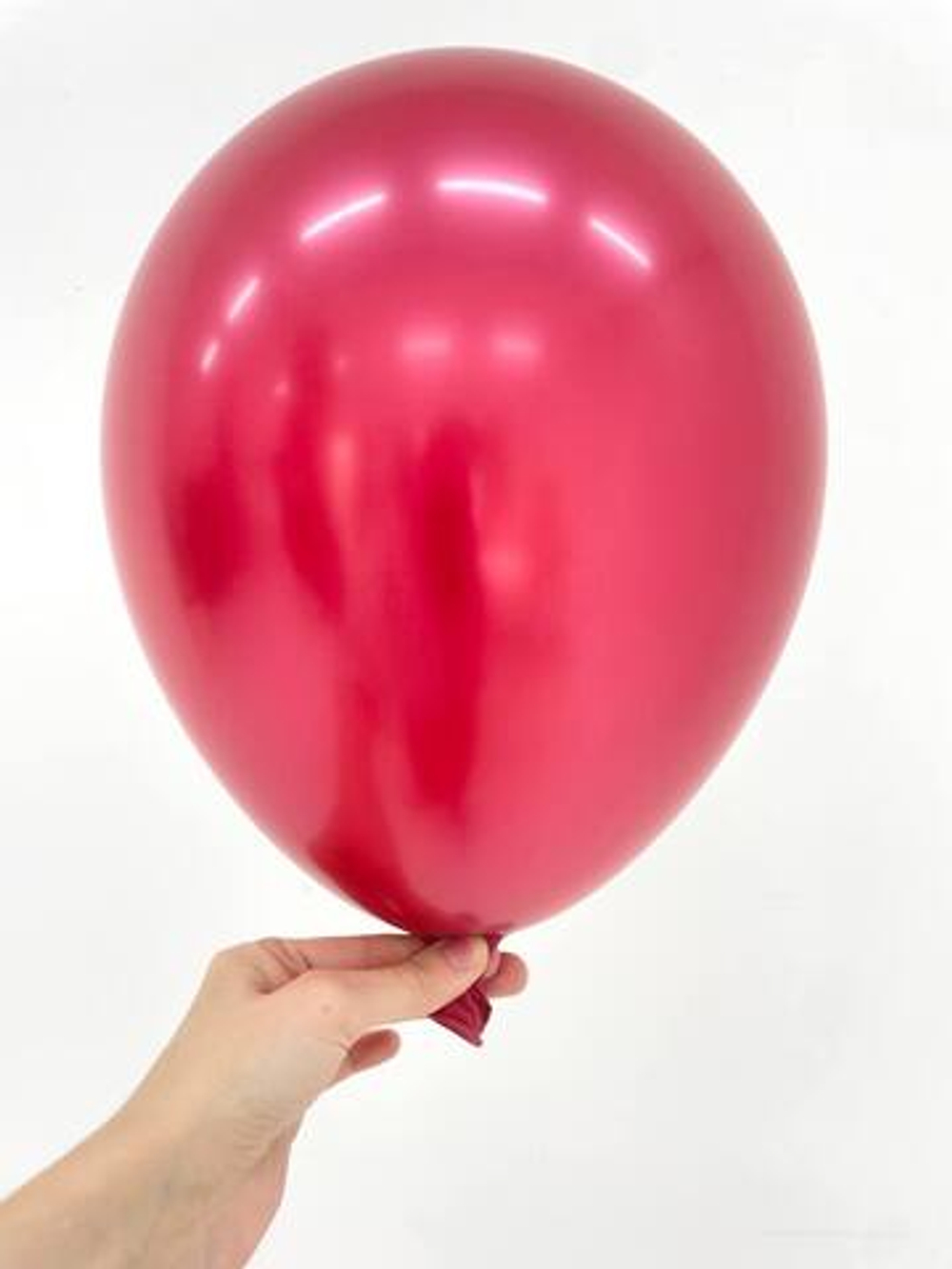Шар S 12"/30 см, Хром Рефлекс (Зеркальные шары), Красный