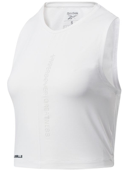 Женская теннисная футболка Reebok LM AC Style Tank - белый