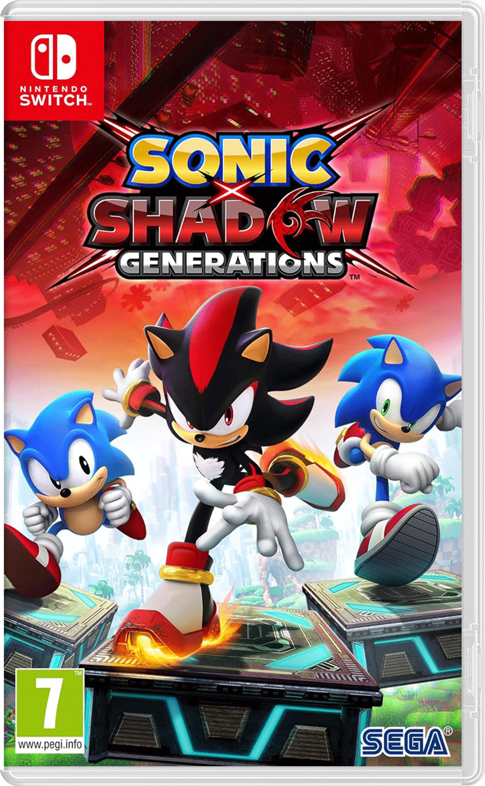 Sonic x Shadow Generations (картридж для Nintendo Switch, интерфейс и субтитры на русском языке)