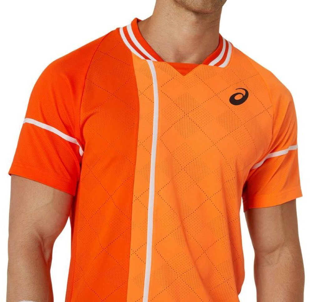 Мужская теннисная футболка Asics Match Actibreeze SS Top - koi