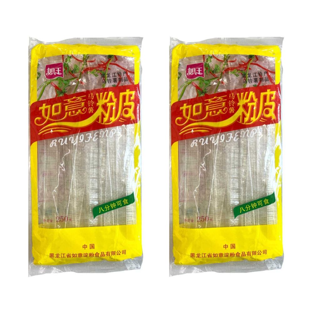 Лапша стеклянная Ruyi Potato Starch Sheet 250 г, 2 шт