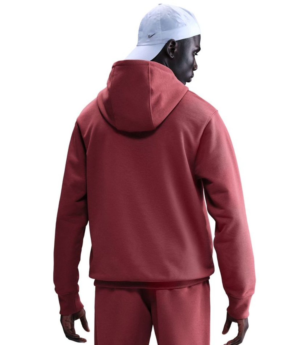 Куртка теннисная Nike Court Heritage French Terry Tennis Pullover - cedar/team red