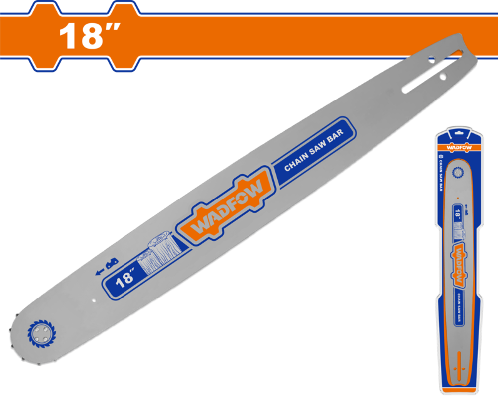 Шина для бензопилы 18" (25) WADFOW WJH1418