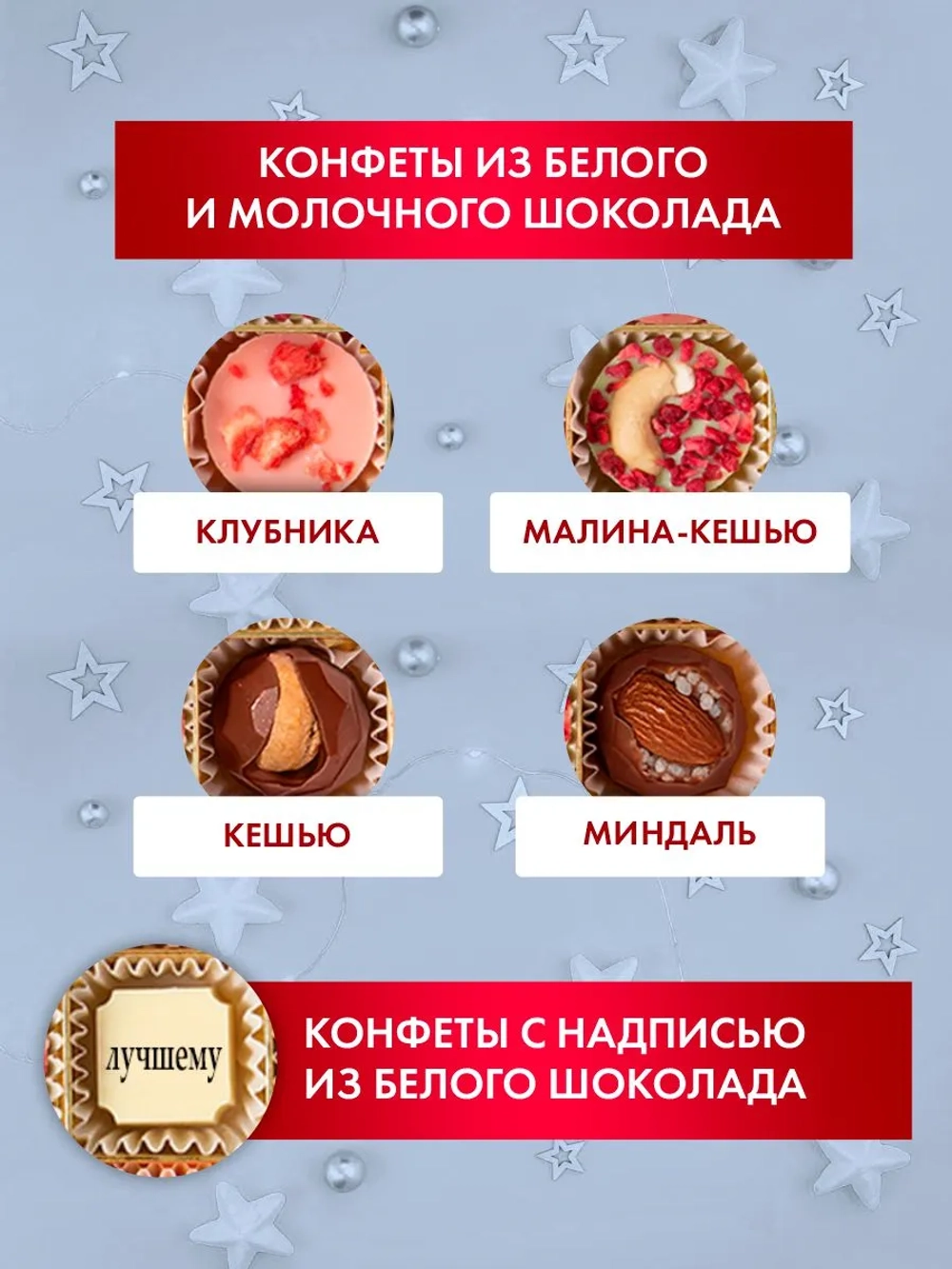 Набор конфет ручной работы Лучшему тренеру