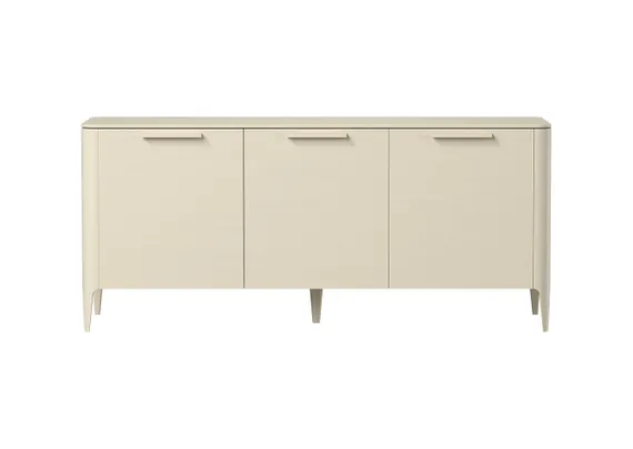 Тумба Type oak 3 двери ширина 160 см (молочный)