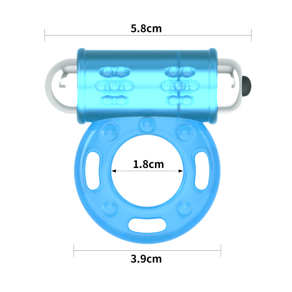 Светящееся эрекционное кольцо с вибрацией "Lumino Play Vibrating Penis Ring", Lovetoy