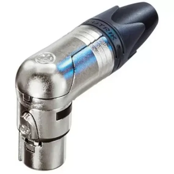 Neutrik NC4FRX разъем XLR угловой female кабельный 4 контакта