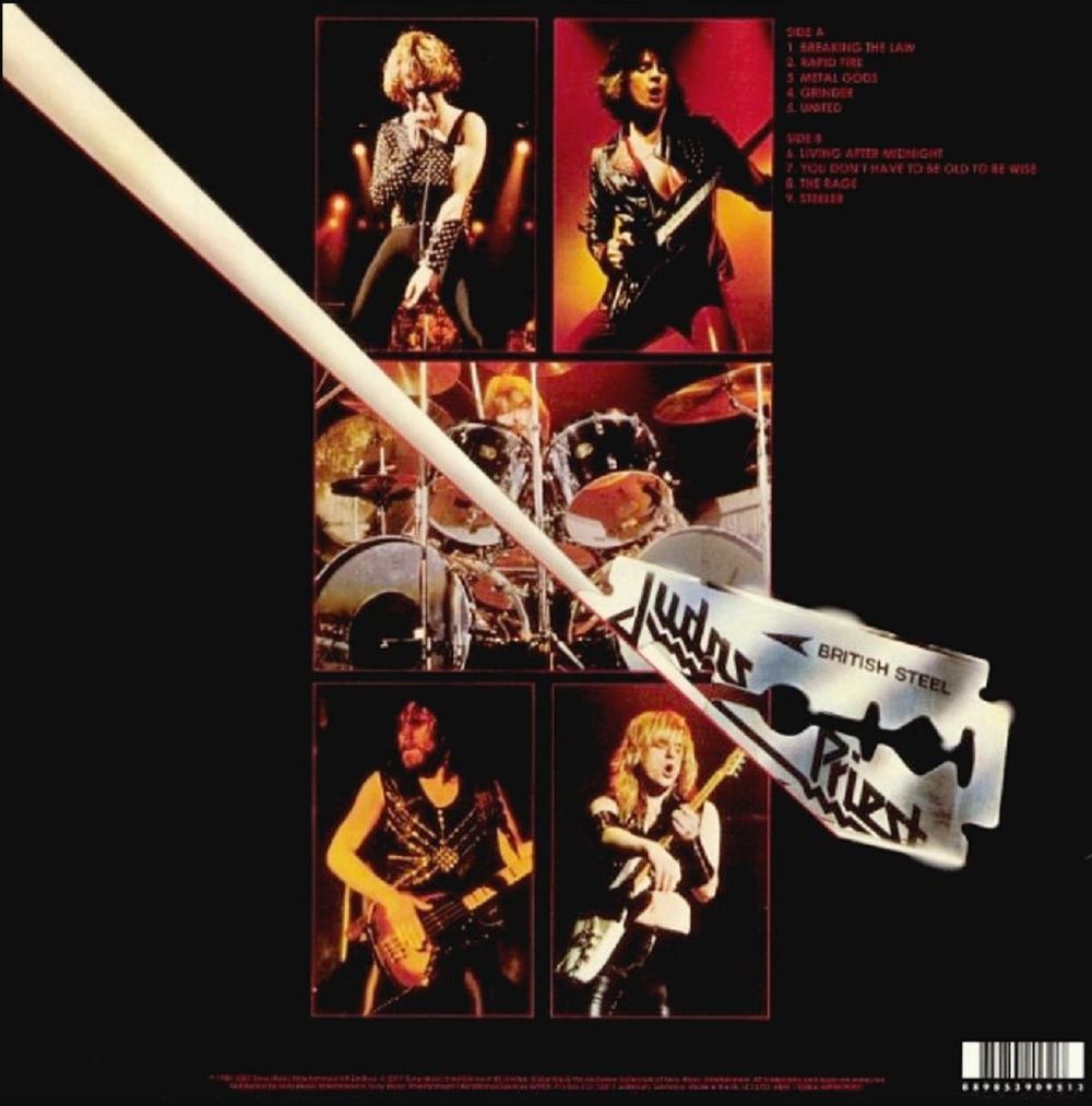 Judas Priest - British Steel (LP). Новая запечатанная виниловая пластинка + ПОДАРОК