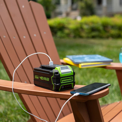 Аккумулятор с USB разъемом Greenworks Арт. 2939507, 40V, 4 Ач