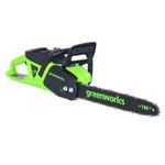 Цепная пила аккумуляторная Greenworks GD40CS20XK8 Арт. 2008807UH, 40V, 40 см, 2000 Вт, бесщеточная, c 1хАКБ 8 Ач И ЗУ