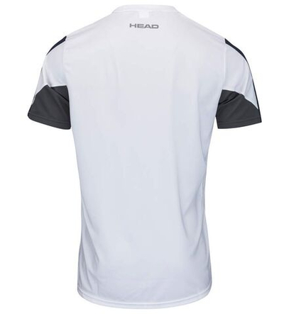 Мужская теннисная футболка Head Club 22 Tech T-Shirt M - white/dark blue