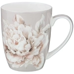 Кружка фарфоровая 400мл «WHITE FLOWER»