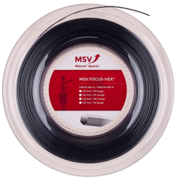 Струны теннисные MSV Focus Hex (200 m) - black