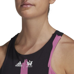 Женский топ теннисный Adidas New York Y-tank - черный