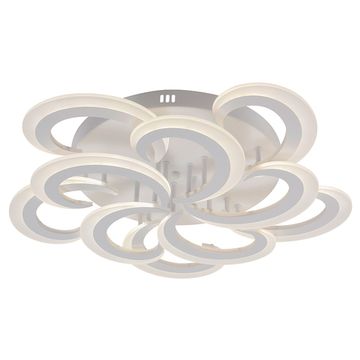 Потолочный светодиодный светильник 8462/5+5A WHT 140W Smart (Алиса) белый Profit Light
