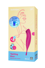 Вакуум-волновой бесконтактный стимулятор клитора Satisfyer Twirling Pro красный